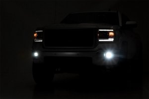 GMC Sierra 1500 LED Light Kit - Fog Mount - Rough Country - 2